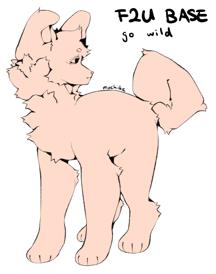 f2u canine base by mochike on DeviantArt