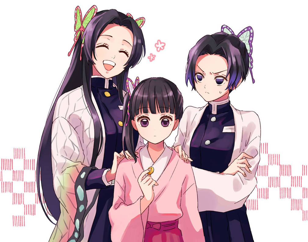 Tanjiro x shinobu. Канаэ. Kanae Kochou. Шинобу и Канаэ. Канаэ Цуюри демон