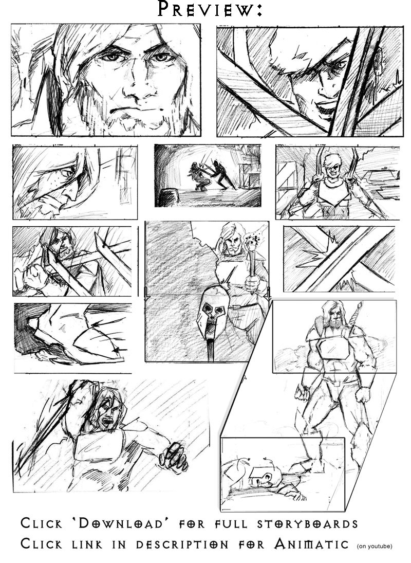 Jonas VS Shiniku Storyboards