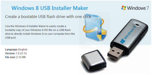 Windows 8 USB Installer Maker by vhanla
