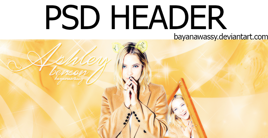 Ashley Benson PSD HEADER