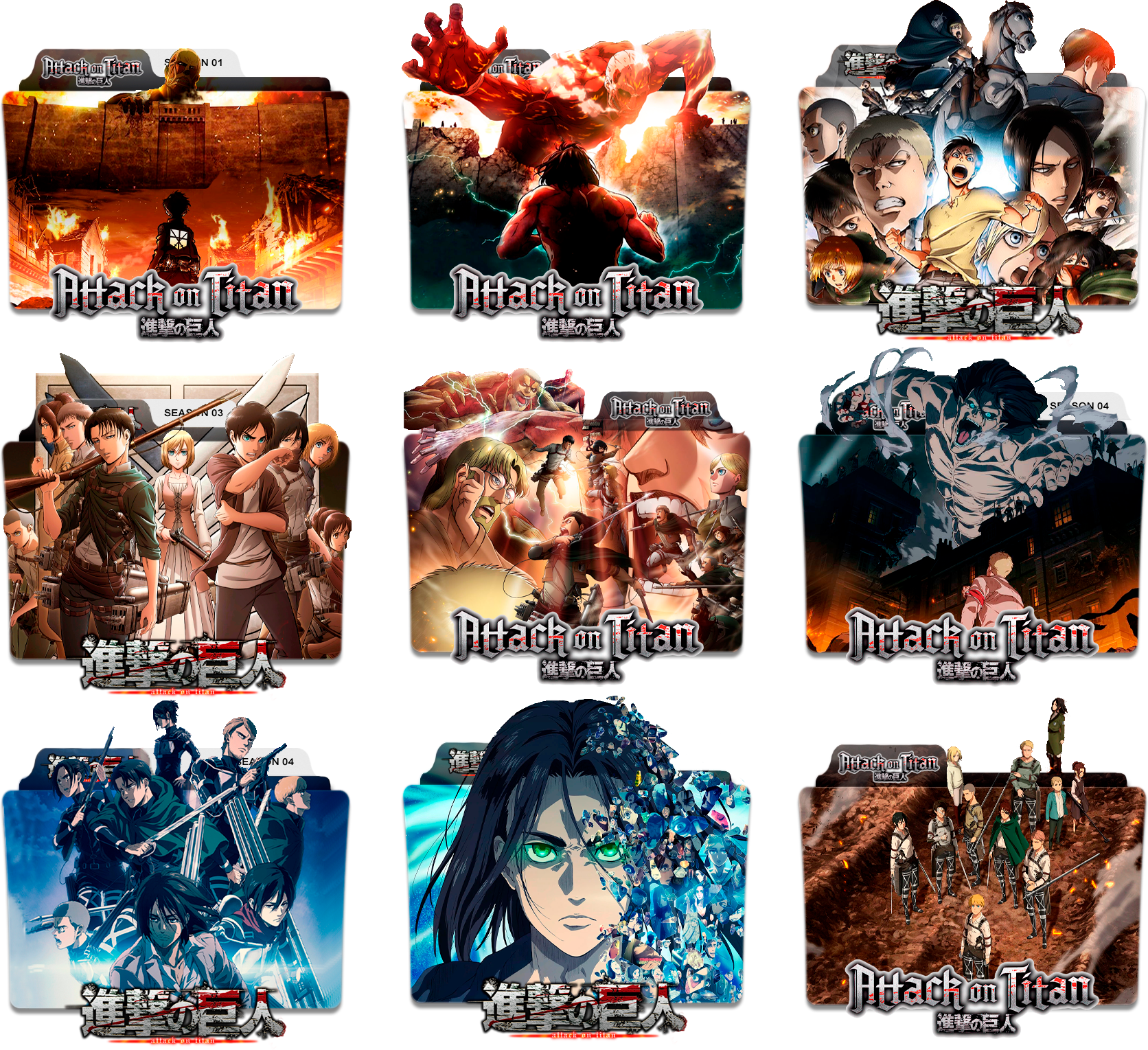 Attack on titan Season 4 Part 3 icon folder by ahmed2052002 on DeviantArt