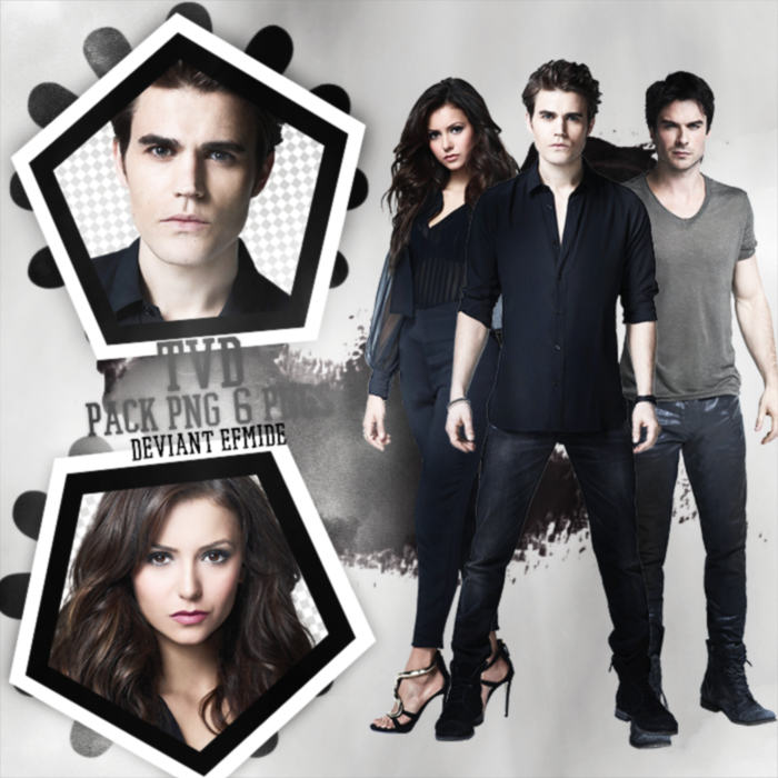 The Vampire Diaries (TDV)  6 HQ Png Pack