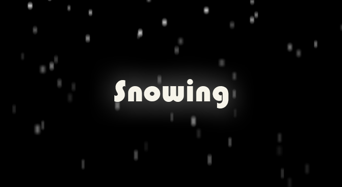 Snowing (flash)