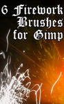 6 Gimp Brushes: Fireworks by Shift-ing