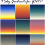 9 Sky Gradients for GIMP