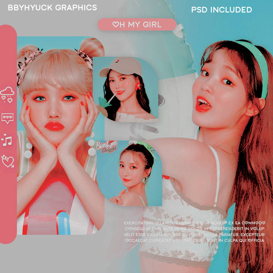 Template 1 Oh My Girl By yhyuck On Deviantart