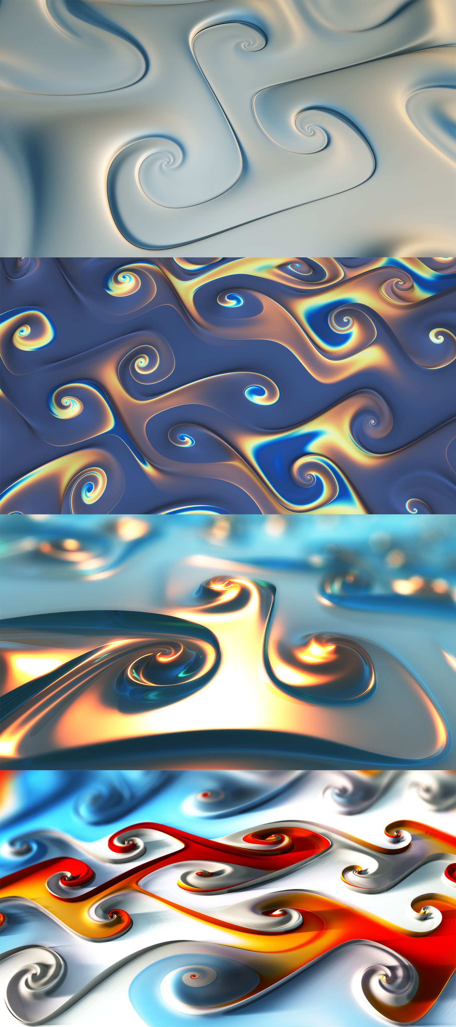 Gnarl3D script for Fragmentarium with colorpalette