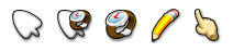 Comic Cursors for XP Set 1