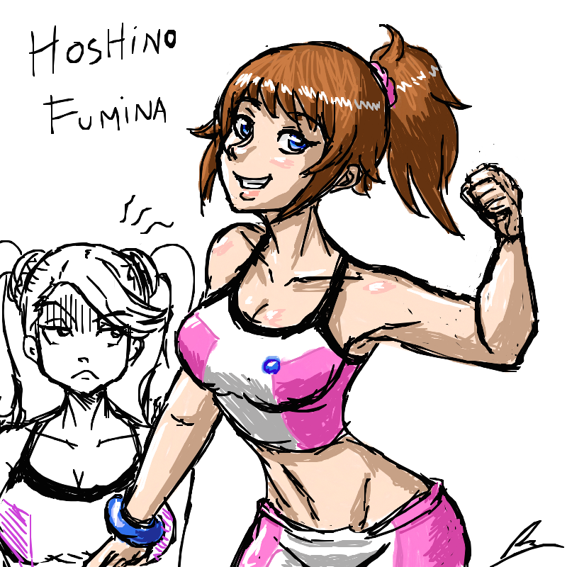 Hoshino Fumina plus Gyanko