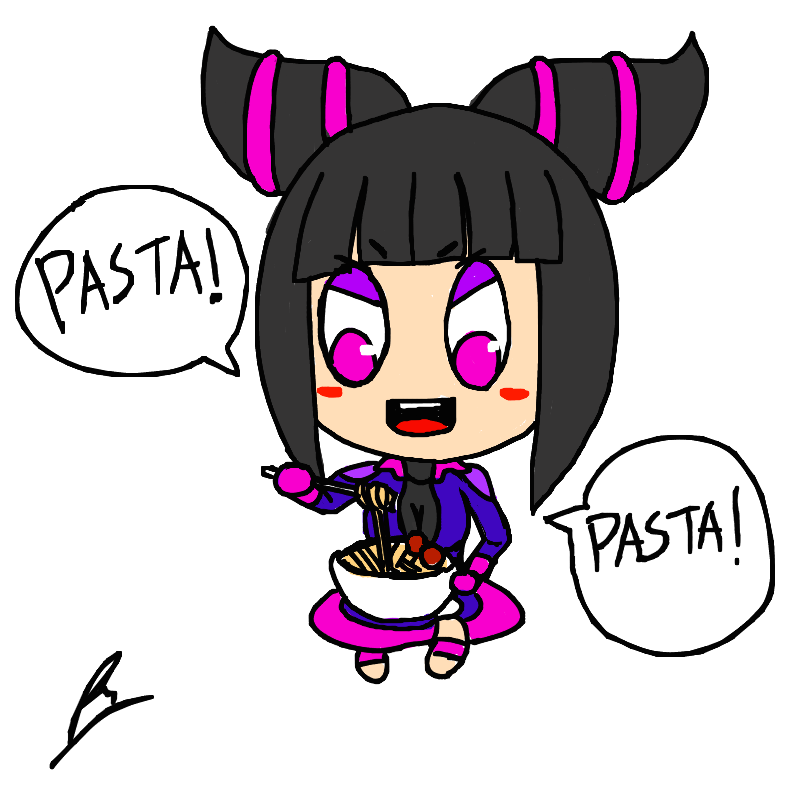 Juri love pasta pasta pasta