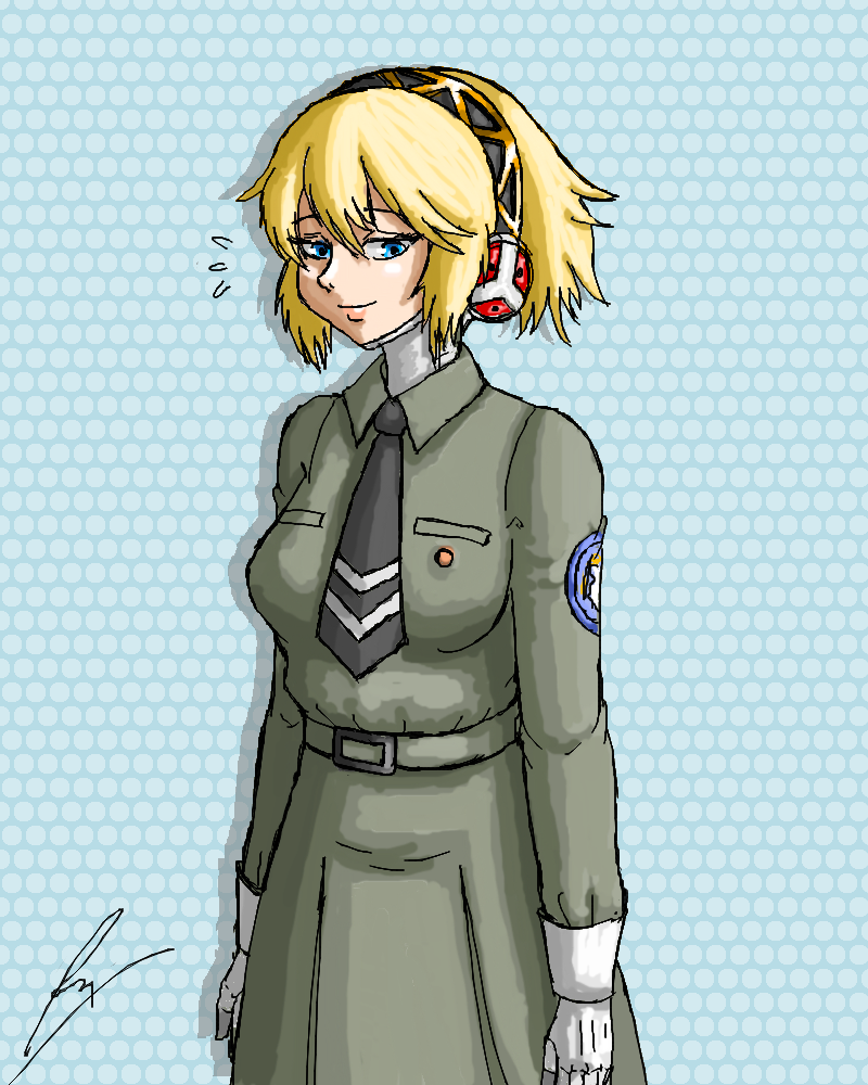 Aigis the St Hermelin high student