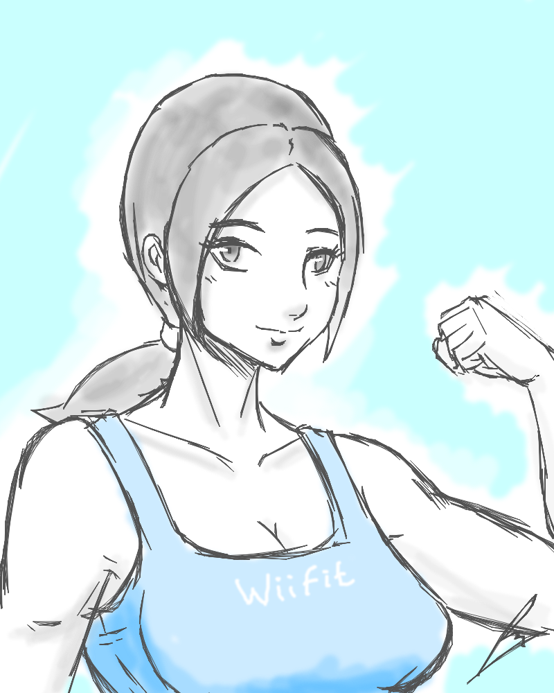 Wii fit trainer simple by borockman on DeviantArt