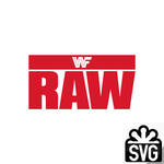 WWF Raw (1993-1997) Logo SVG