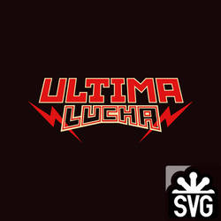 Ultima Lucha Logo SVG