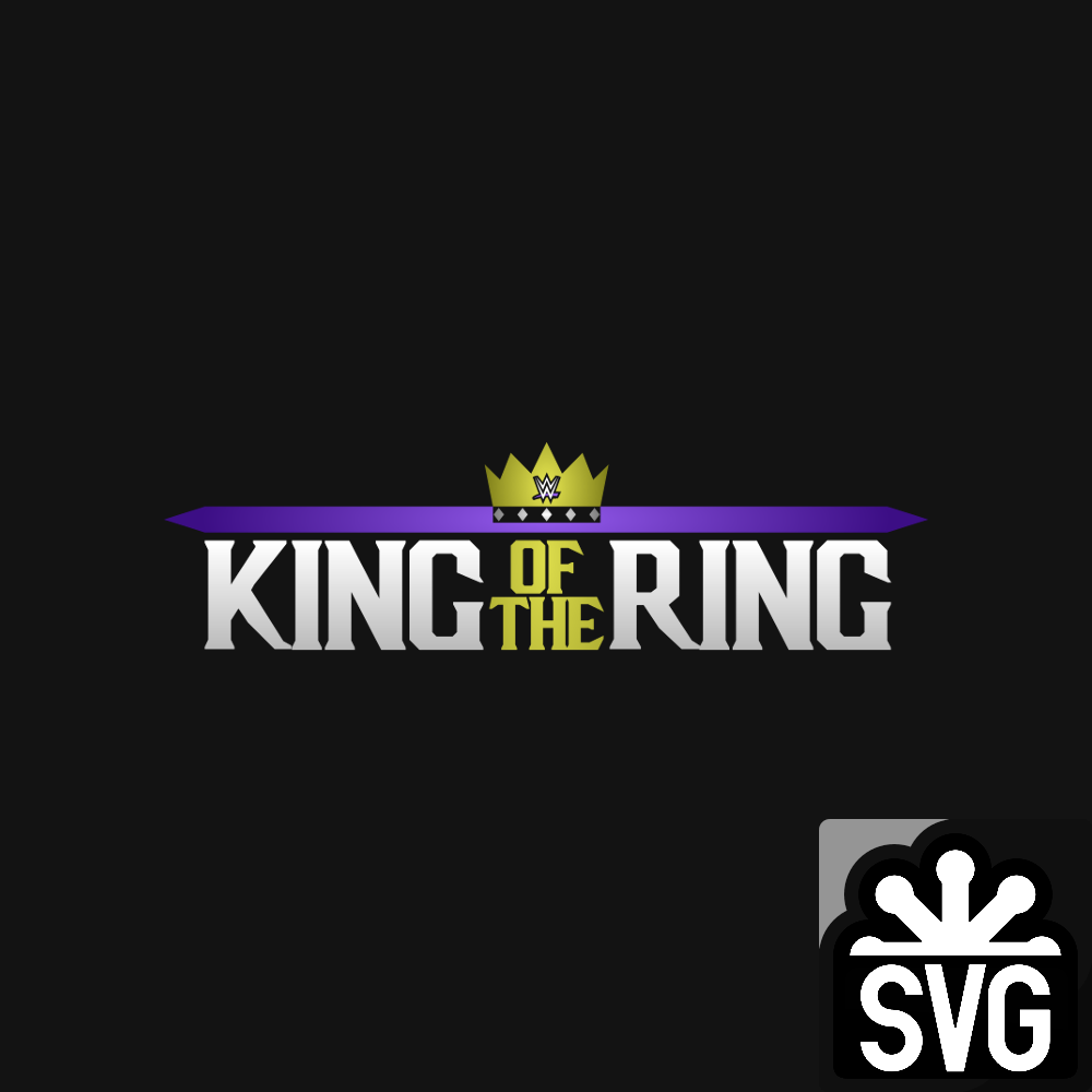 WWE King Of The Ring (Modernized) Logo SVG by DarkVoidPictures on