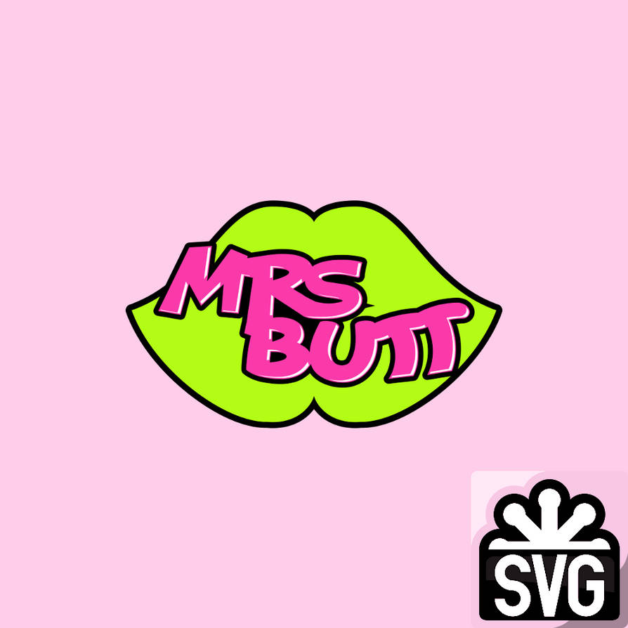 Mrs. Butt Lips Logo SVG by DarkVoidPictures on DeviantArt
