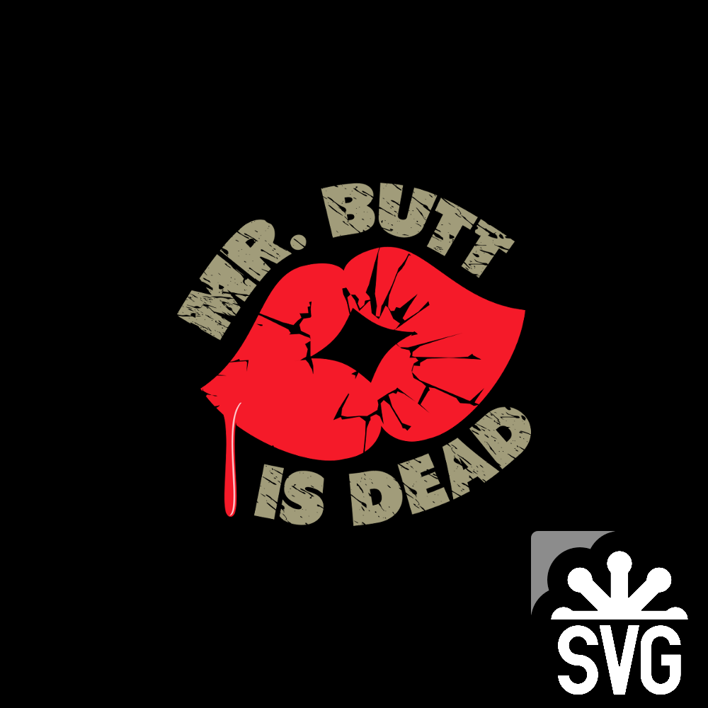 Mr. Butt Is Dead Logo SVG by DarkVoidPictures on DeviantArt