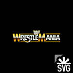 WWF WrestleMania 1 Logo SVG