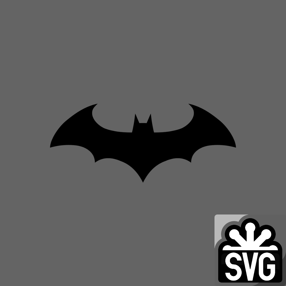 Batman Arkham Bat Symbol SVG by DarkVoidPictures on DeviantArt
