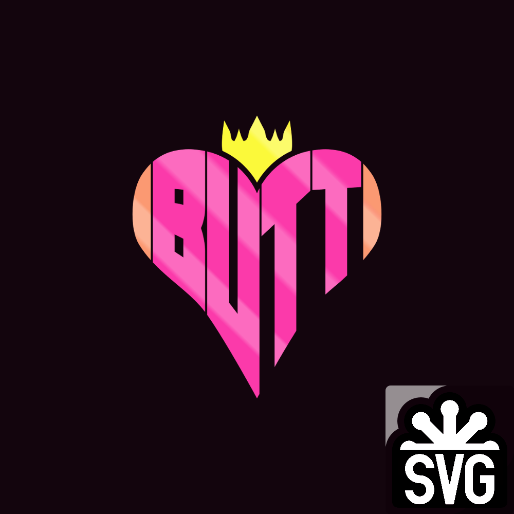 Butt Heart Crown Logo by DarkVoidPictures on DeviantArt