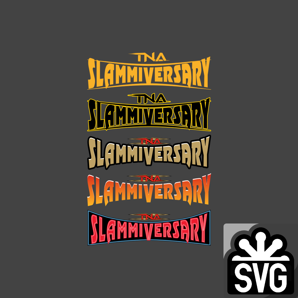 TNA Slammiversary (20052015) Logo SVG by DarkVoidPictures on DeviantArt
