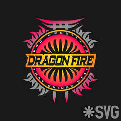 Dragon Fire Pro Wrestling Logo SVG