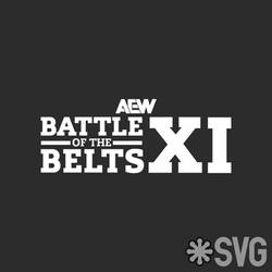 AEW Battle Of The Belts 11 Logo SVG