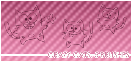 Crazy Cats.Brushes