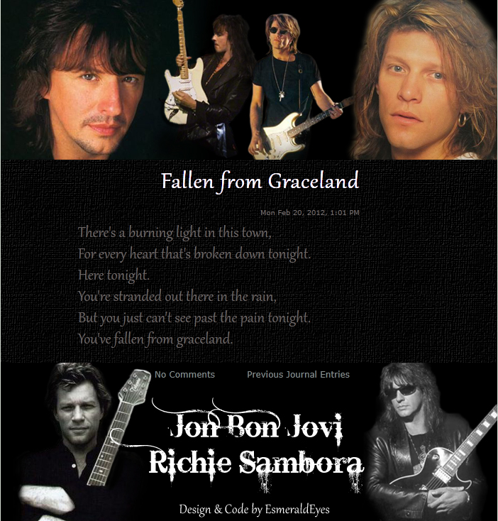 Jon Bon Jovi & Richie Sambora Bridge Over Troubled Water Richie Sambora And Jon Bon Jovi 80s