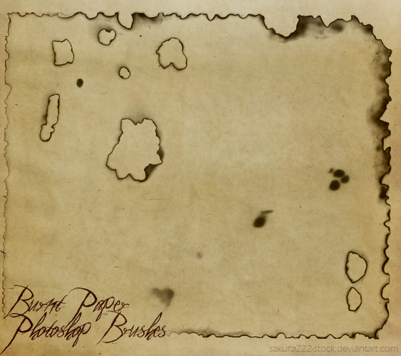 Burnt Paper
