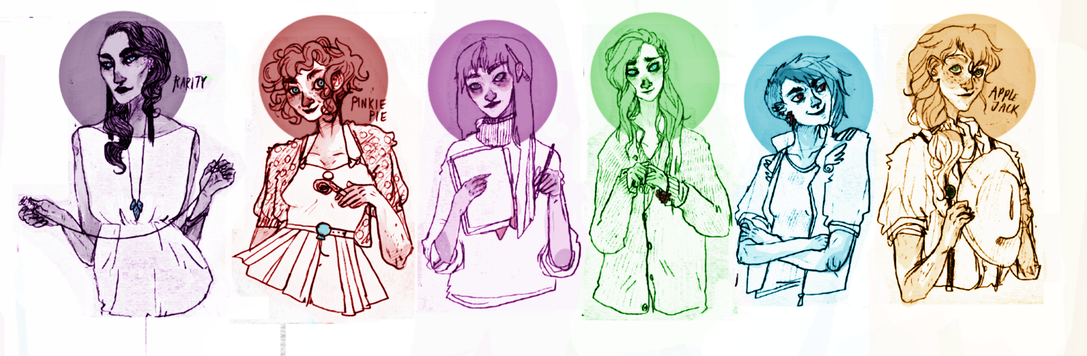 FiM: Lineup by anonbea on DeviantArt