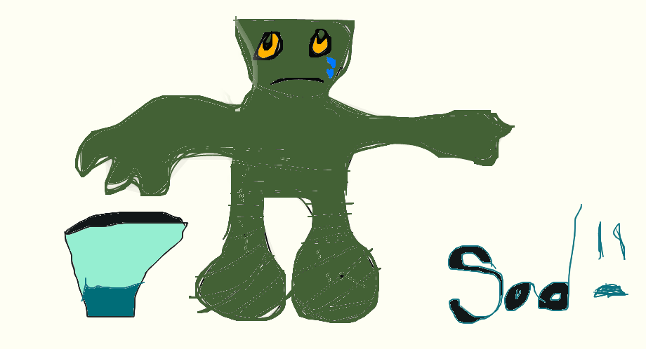 Sad cartoon character by Yezzic on DeviantArt