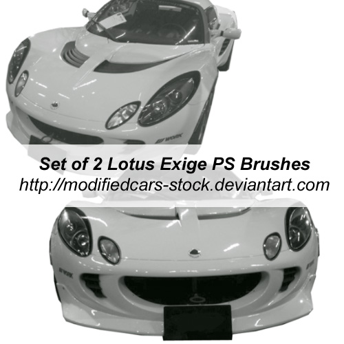 Lotus Exige Photoshop Brushes