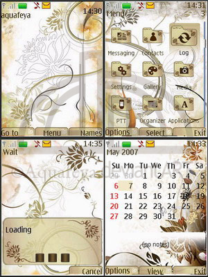 Lamour Nokia Theme s40 3d