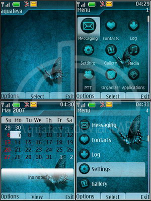 Butterfly Nokia s40 Theme