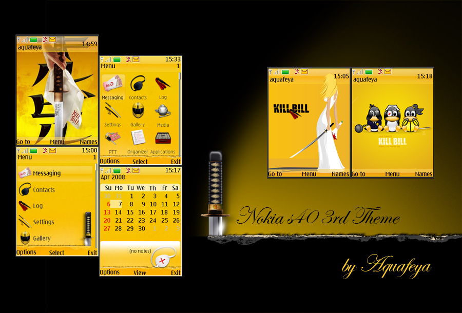 Kill Bill Nokia s40 3rd Theme