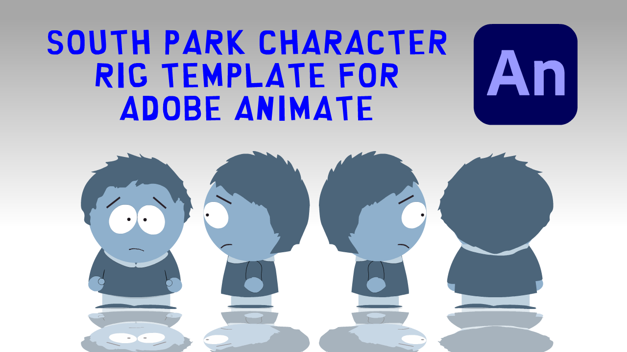 South Park Character/OC Template for Adobe Animate by spanimates on