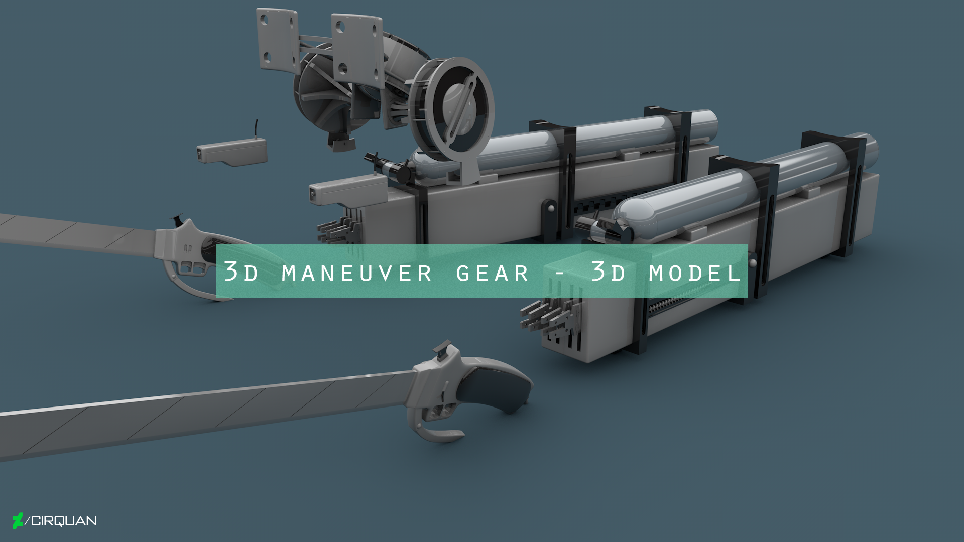 3D Maneuver Gear by CIRQUAN on DeviantArt