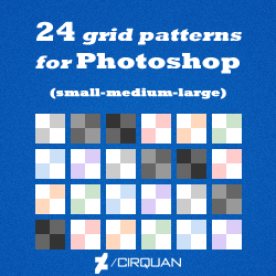 24 grid patterns for Photoshop