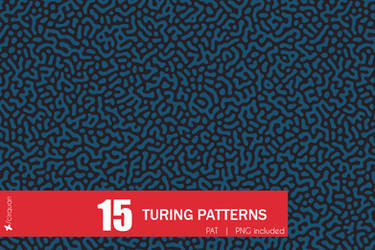 15 Turing patterns for Photoshop