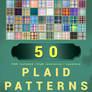 50 Plaid patterns for Photoshop