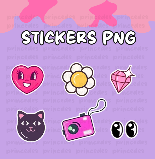 Stickers Png by TutorialePRINCEDES on DeviantArt