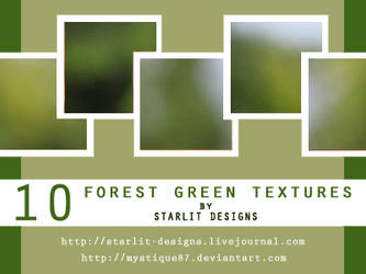 10 Forest Green Textures