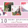 10 Paint Splotch Textures