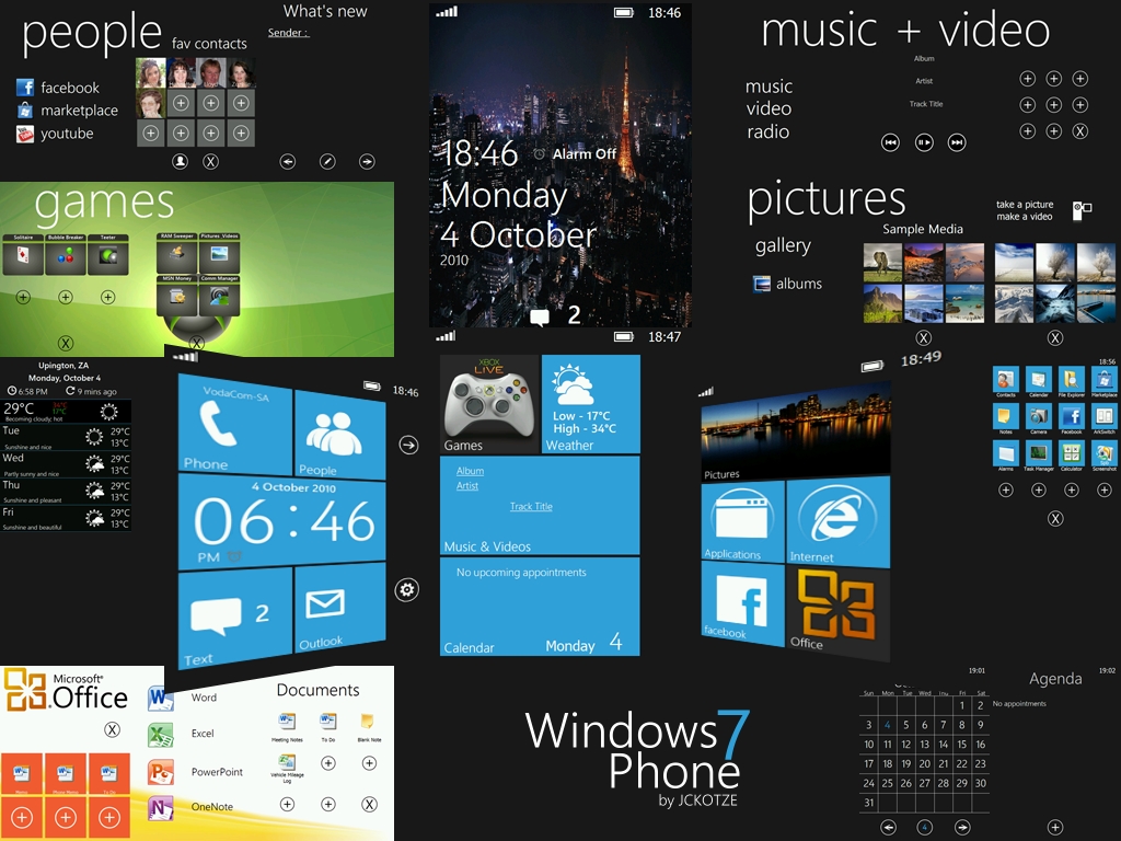 WP7 Blue WAD2 VGA Theme