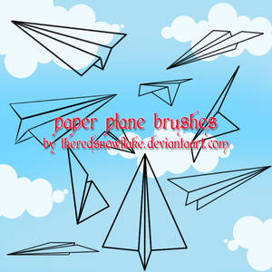paper plane brushes
