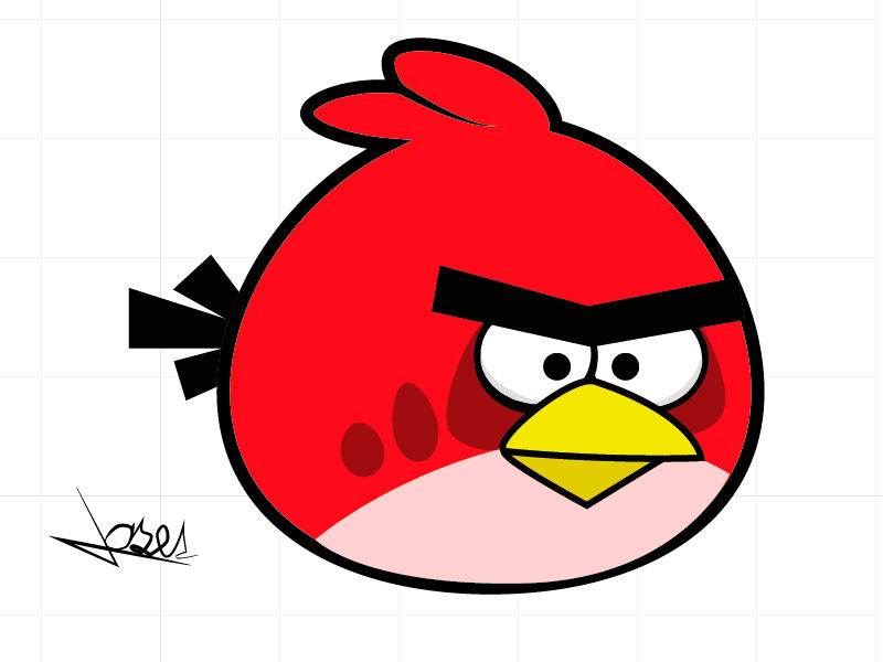 Angry Birds Redbird By Laserjoaquin On Deviantart 