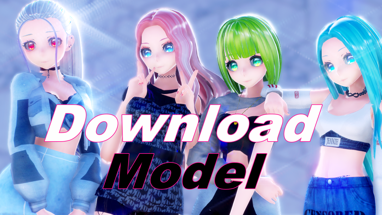 MMD Model DL |PRETTY SAVAGE BLACKPINK by kikipony by kikipony222 on ...