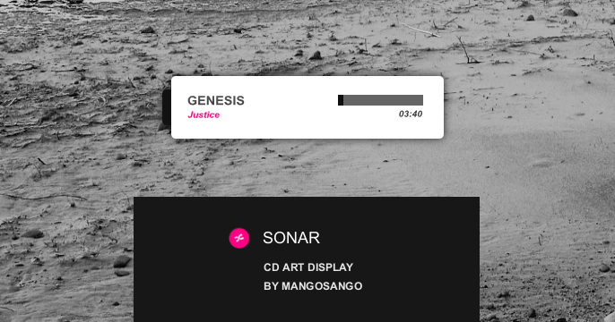 SONAR CD ART DISPLAY